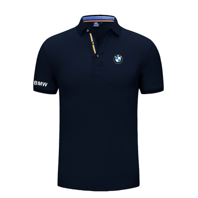 2022 Polo BMW Motorsport Coton Homme Manches Courtes Col Boutonné Poignets Cotelés